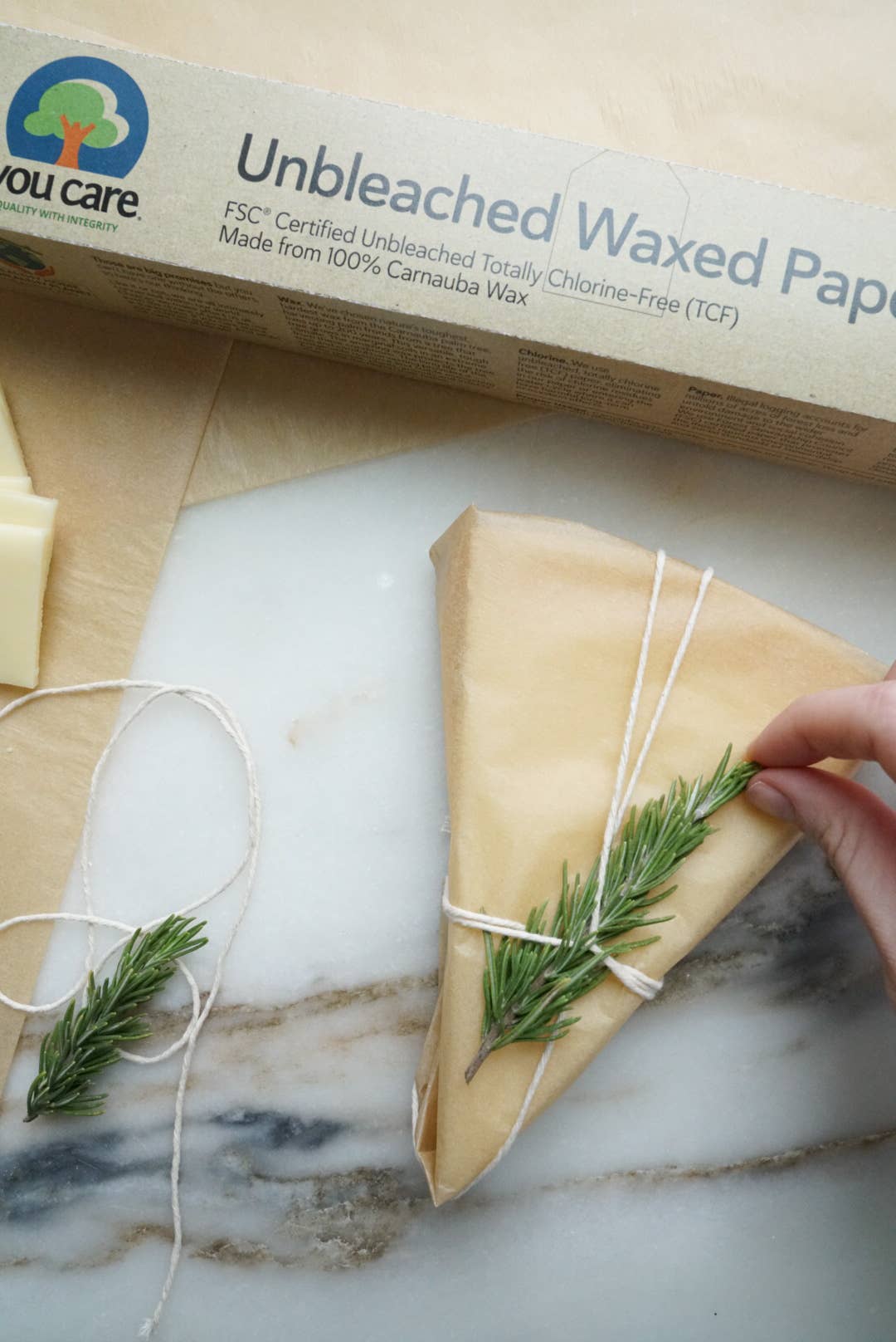 If You Care - Wholesale Food Storage Wrap/Bag - FSC Certified Unbleached Carnauba Waxed Paper1