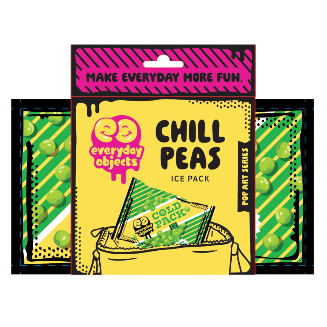 Everyday Objects – wholesale Ispåse – Chill Peas – Återanvändbar Värme-Kylpack3