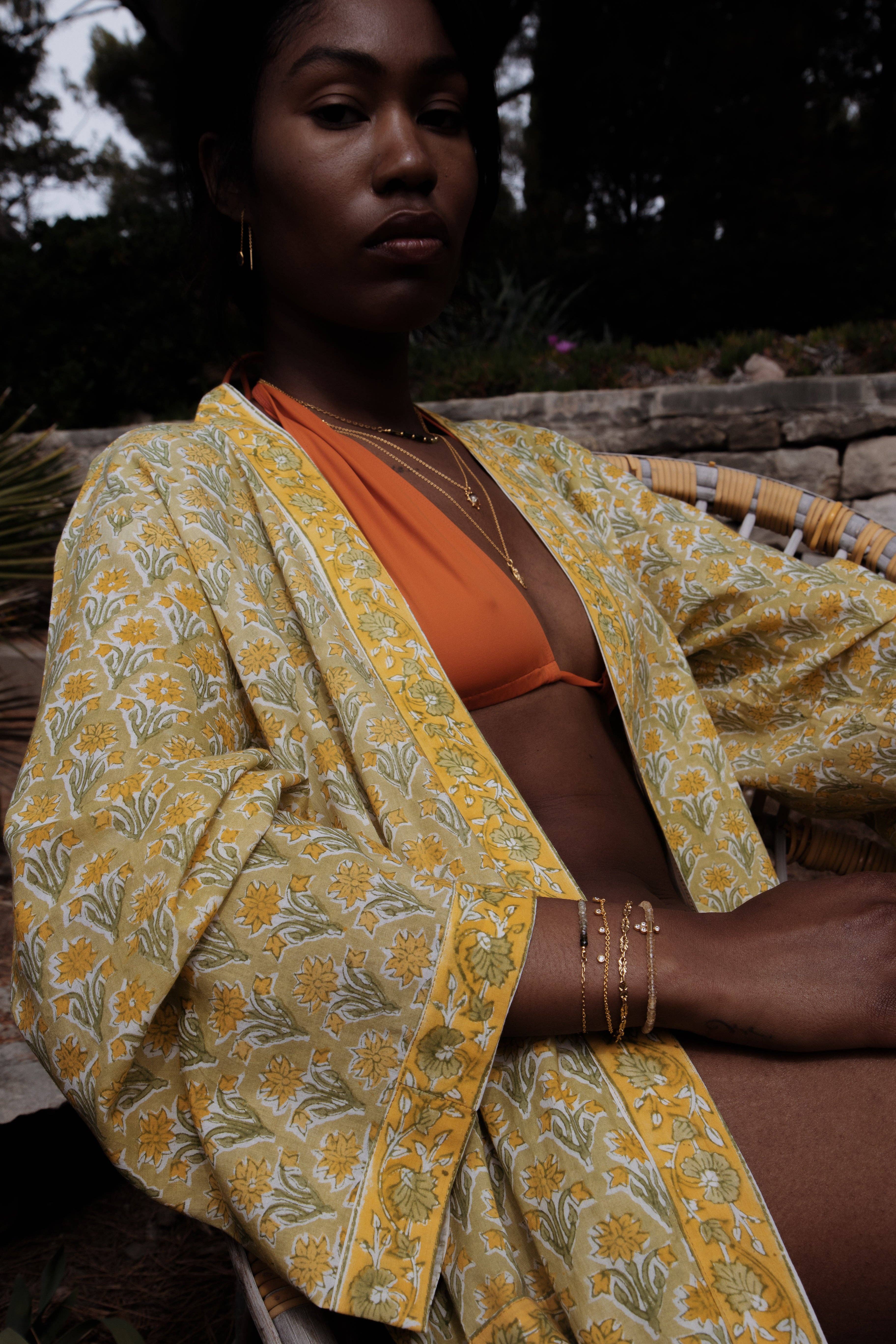 Atelier Siméon - Wholesale Kimono - Women's - KIMONO Blockprint #12