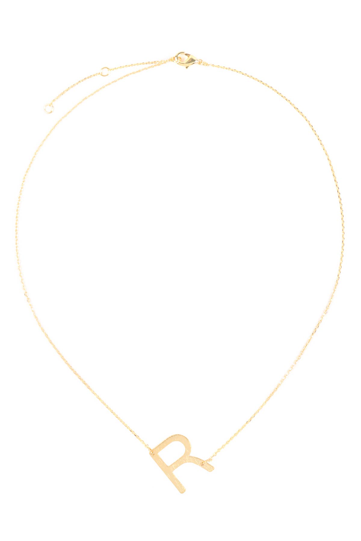 MYS Wholesale Inc - Wholesale Pendant/Charm Necklace - Initial Rough Finish Chain Necklace49