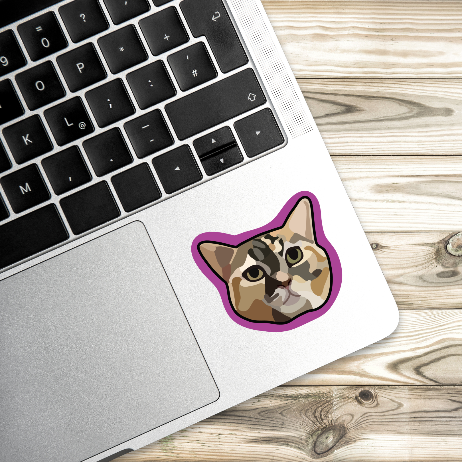 Atomic Cactus Stickers - Wholesale Sticker - Nala Memorial Hand Drawn Sticker | 2 Sizes Available with Donation Only Options4