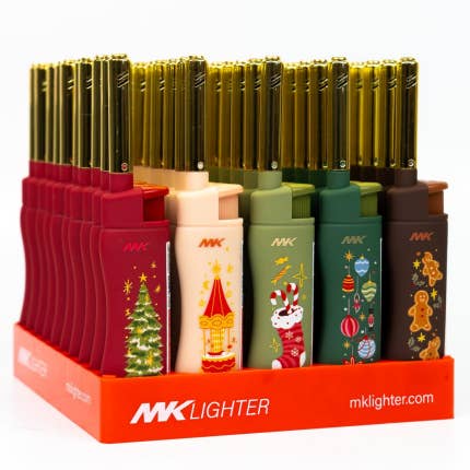 MK Lighter Company - Wholesale Lighter - MK Lighter Range Series, Xmas Set, Windproof Flame 50PC3