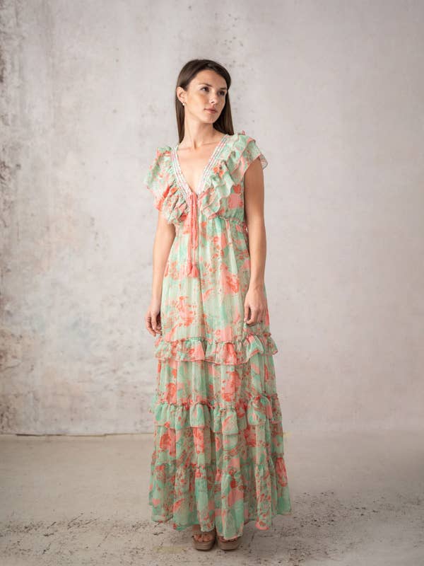 Lula Natura - Wholesale Dress - Women's - VESTIDO LUNA VERDE