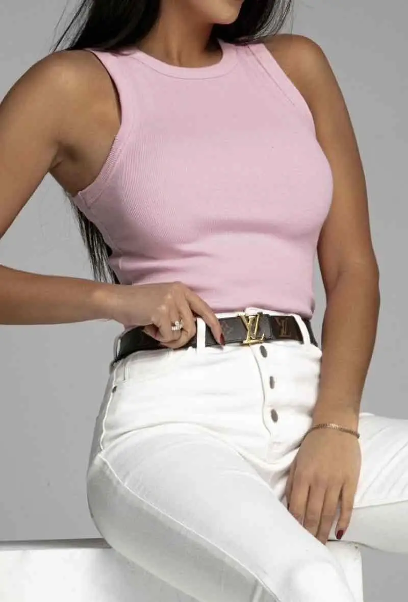 ESTEE BROWN - Wholesale Tank Top - Women's - Plain tank top - 10964A2