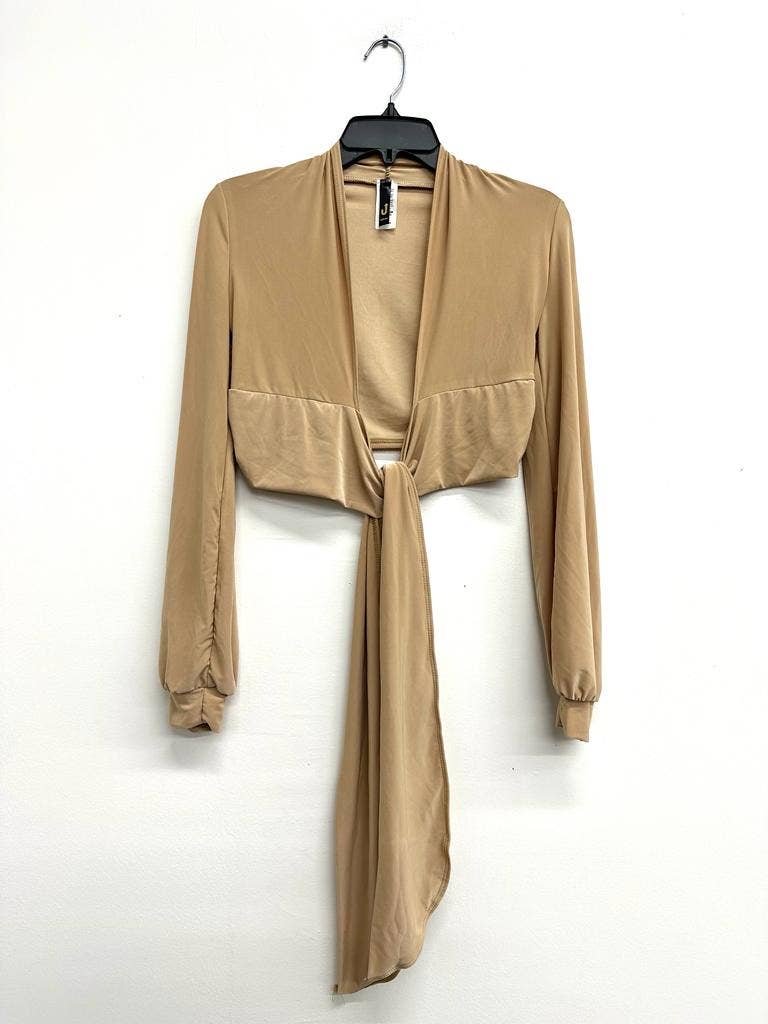 Uptown Apparel - Wholesale Knit Top - Women's - T5896 Front Knot Tie Crop Top6