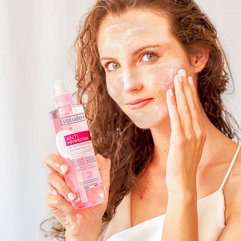 Evoluderm – Großhandel Gesichtsreinigung – Anti-Unreinheiten Klärendes Reinigungsgel1