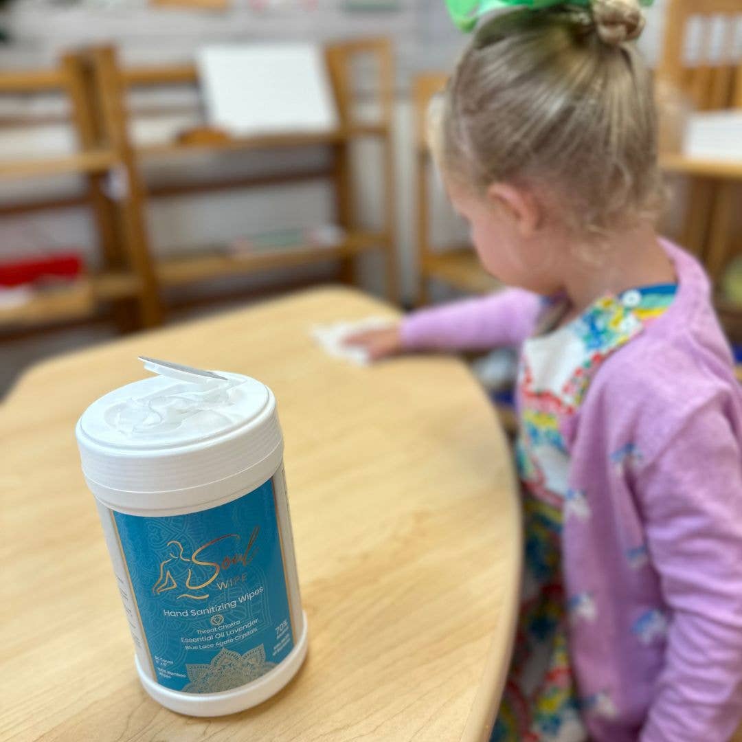 soul wipe hand sanitizing wipe – wholesale Hand sanitiser – Hand Sanitizing Wipe Peppermint and Ginger Essential Oils5