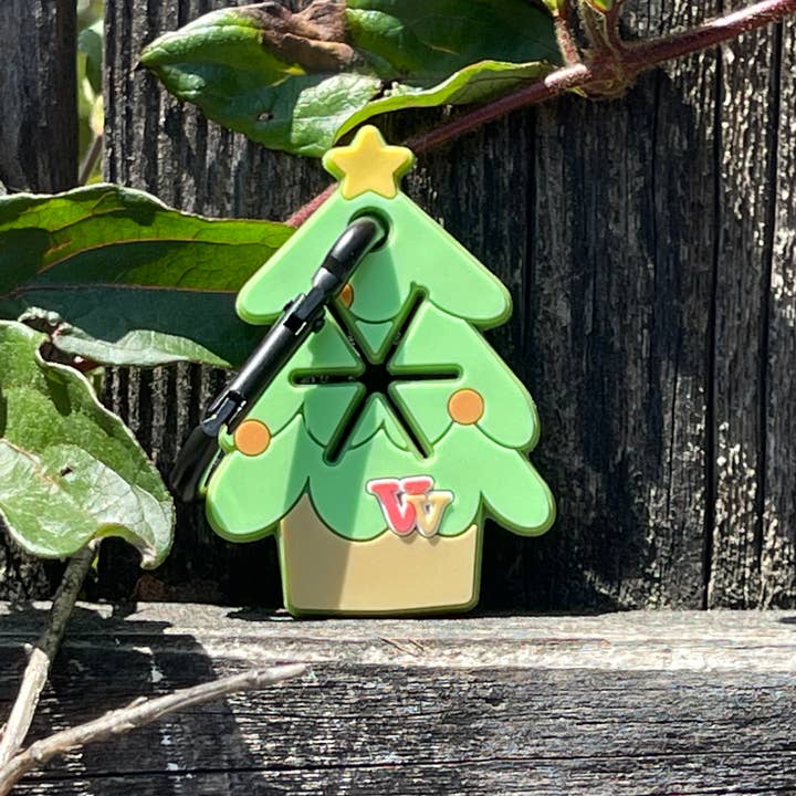 Very Vintage Designs - Wholesale Pet Poop Bag Dispenser - O Christmas Tree - Seasonal Holiday Waste Poop Bag Holder