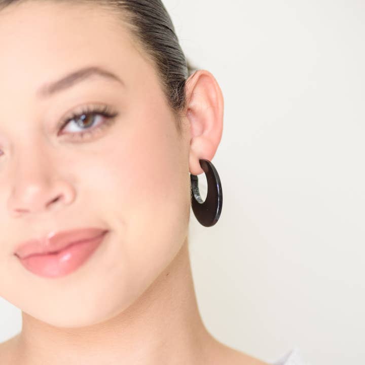Mod Go Go Hoop Earrings for wholesale by Leetie Lovendale