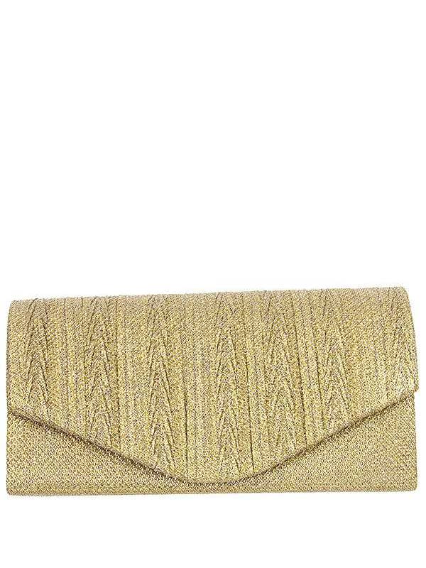 PLEATED FRONT FASHION EVENING BAG 281 for wholesale by anbfashion