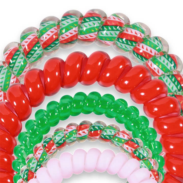 TELETIES - Wholesale Hair Tie - Spiral Hair Coils | Mix Pack | You Crack Me Up Hair Ties2