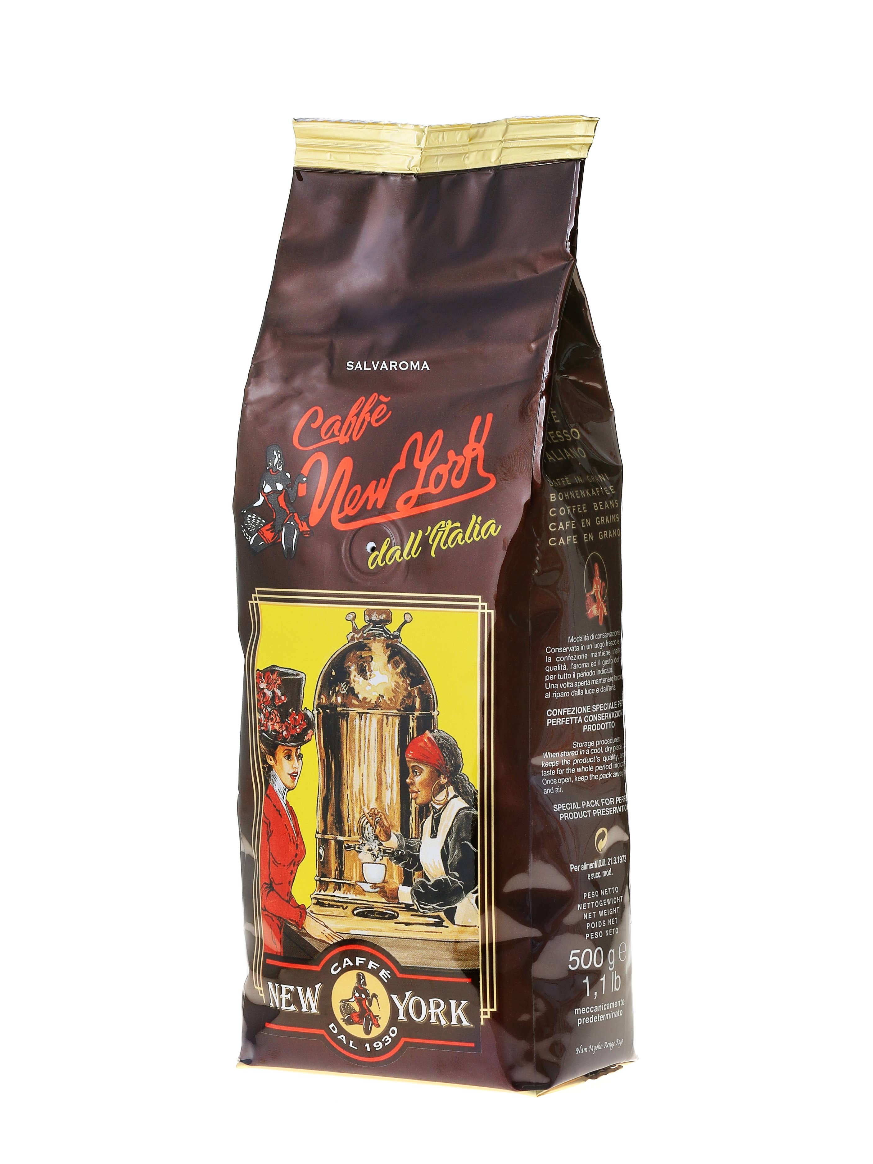 Caffè New York - Wholesale Coffee Beans - New York coffee - XXXX - 80% Arab./ 20% Rob. - in beans - 500g2