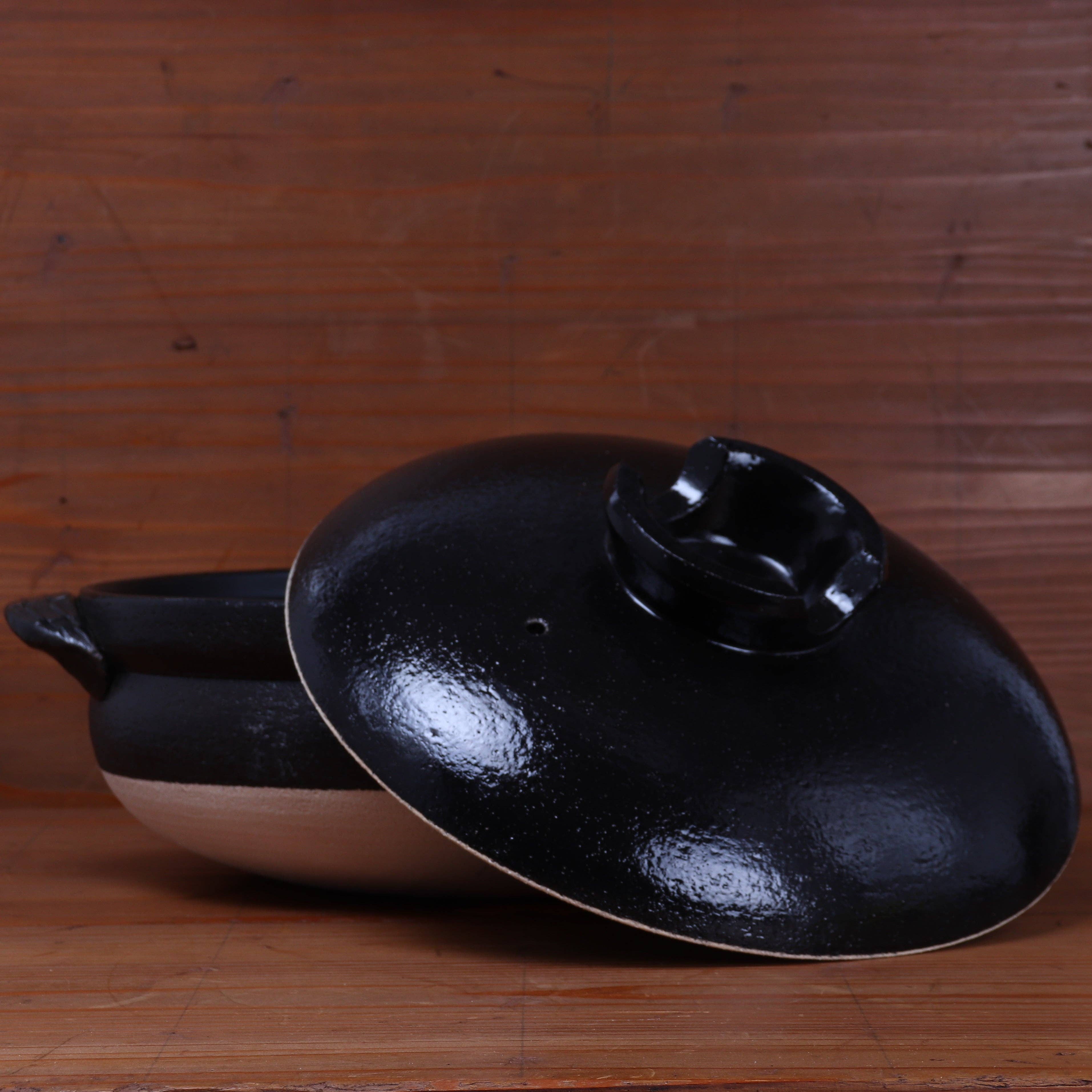 Bernal Cutlery – wholesale Cooking pot – Daikoku Banko Ware Soup Donabe - Solid Black4