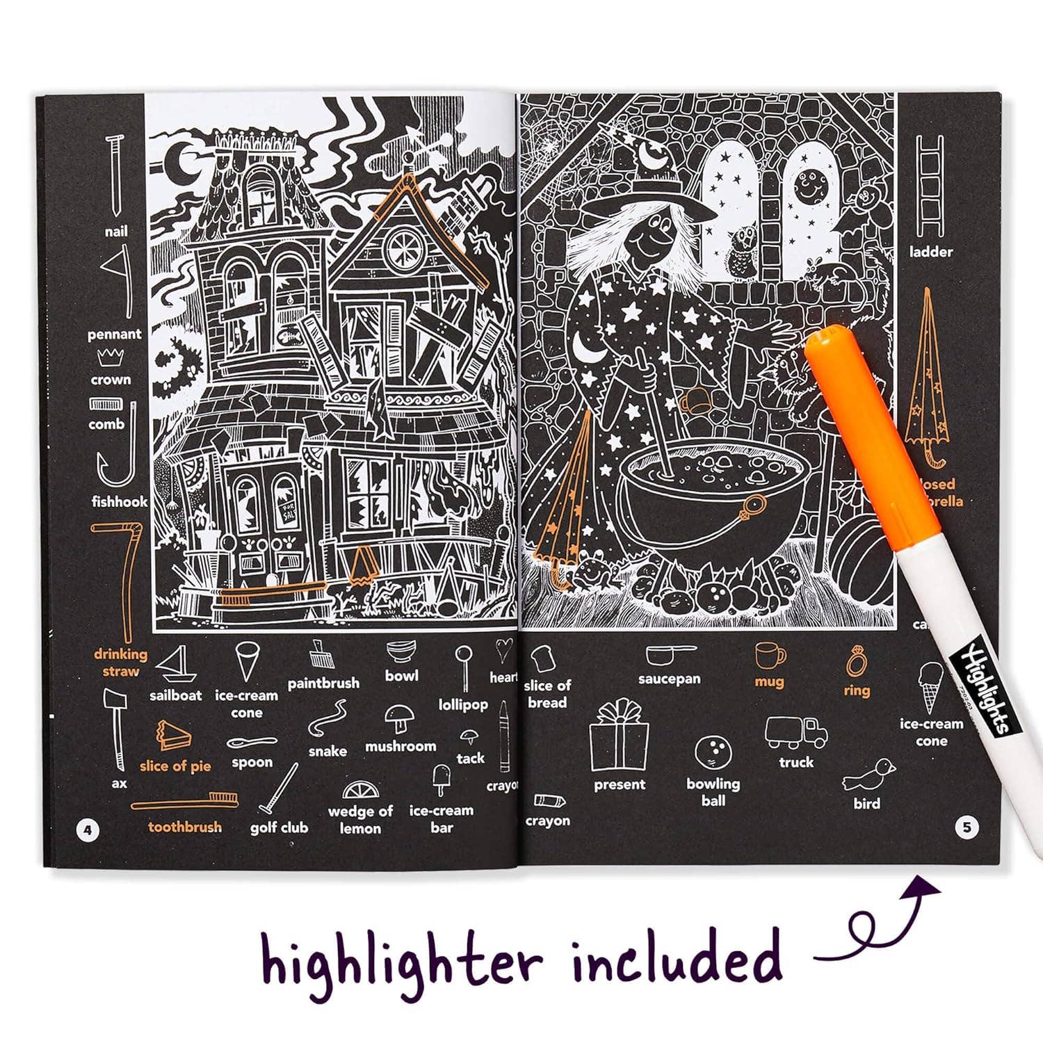 Highlights for Children - Wholesale Coloring & Activity Book - Kids & Baby - Halloween Hidden Pictures Puzzles to Highlight2