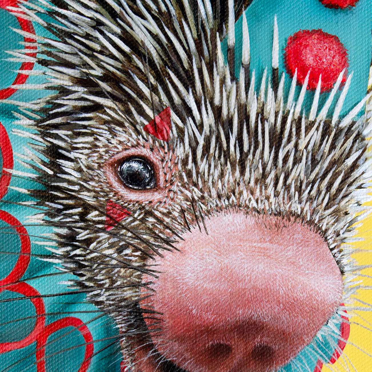 One Lane Studios - Wholesale Art Print - Henry (Porcupine Clown) Print3