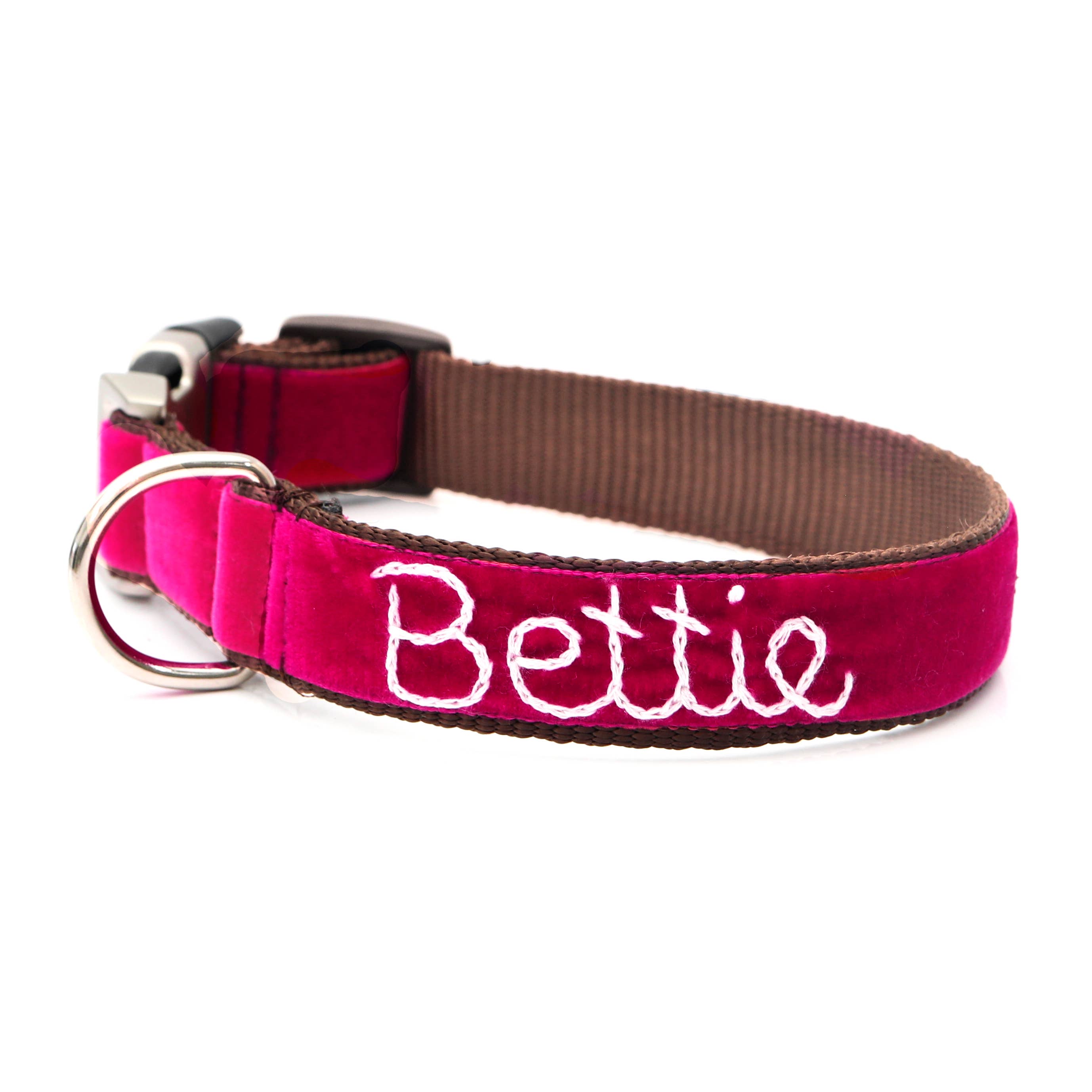Mimi Green - Wholesale Pet Collar - Dog - Hand Embroidered Dog Collar Personalized w/ Dogs Name6