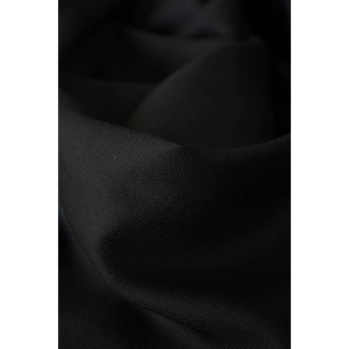 Eglantine et Zoé – wholesale Fabric – Black Licorice Fabric - Viscose Twill6