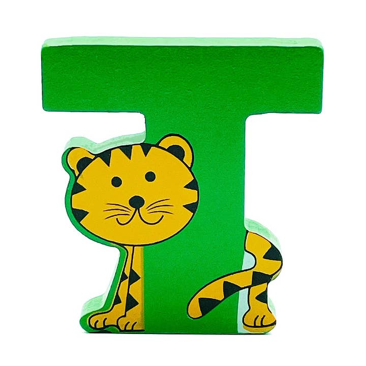 Alphabet Wooden letter T for wholesale by Orange Tree Toys
