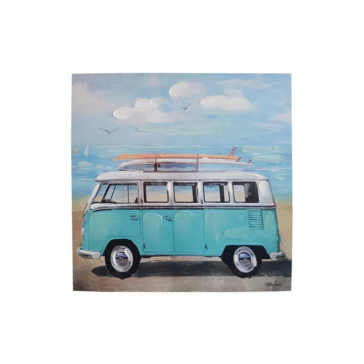 Cubby House - Vente Affiche d'art - Toile Combi 40 x 40 cm de Kelly Lane