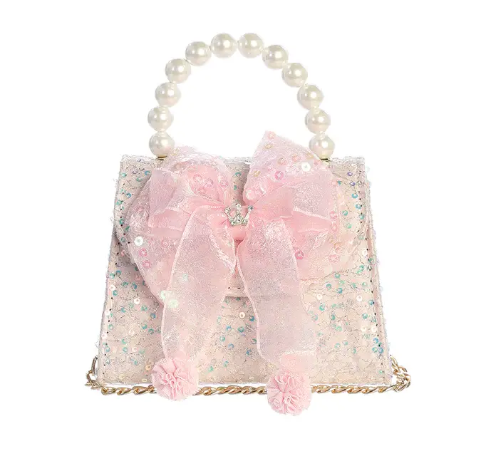 Dear Ellie - Wholesale Purse/Bag Accessory - Kids - Sequin Purse with Iridescent Bow Accent1