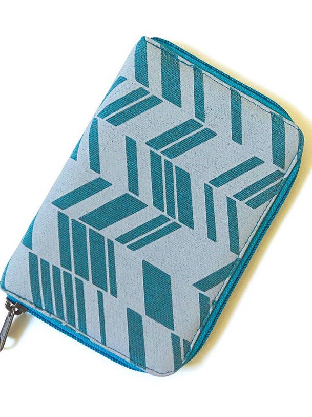 Zip Folder Jewelry Travel Organizer Case - Chevron for wholesale by Fair Anita