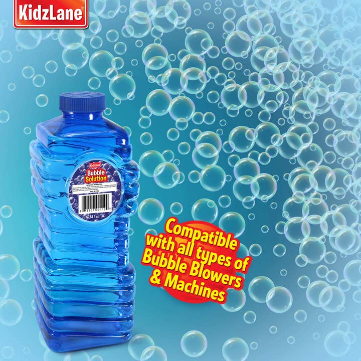 Razor Shopping - Wholesale Bubble Wand - Kids - Kidzlane Bubble Solution Refill 67.63 oz | Large, Easy-