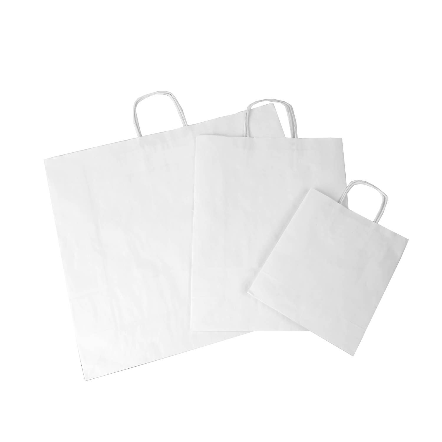 M2PACK – wholesale Gift bag – Automatic Paper Bag Kraft White 22+10x251