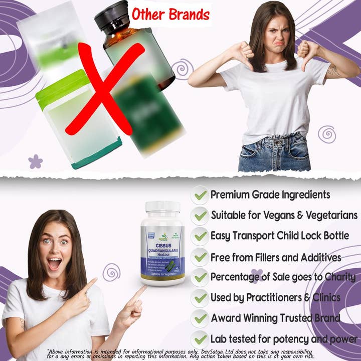 DevSatya Ltd Aushadh, Ayushya, Divyaherb - Vente Supplément oral/vitamine - Capsule Cissus Quadrangularis9