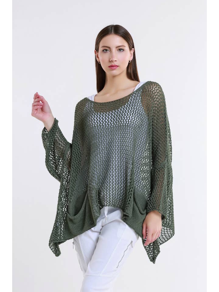 TINA Stephens Italy/Tees By Tina - Vente Haut en maille – femme - Surmatelas en tricot ouvert Lennox (BLS133)18