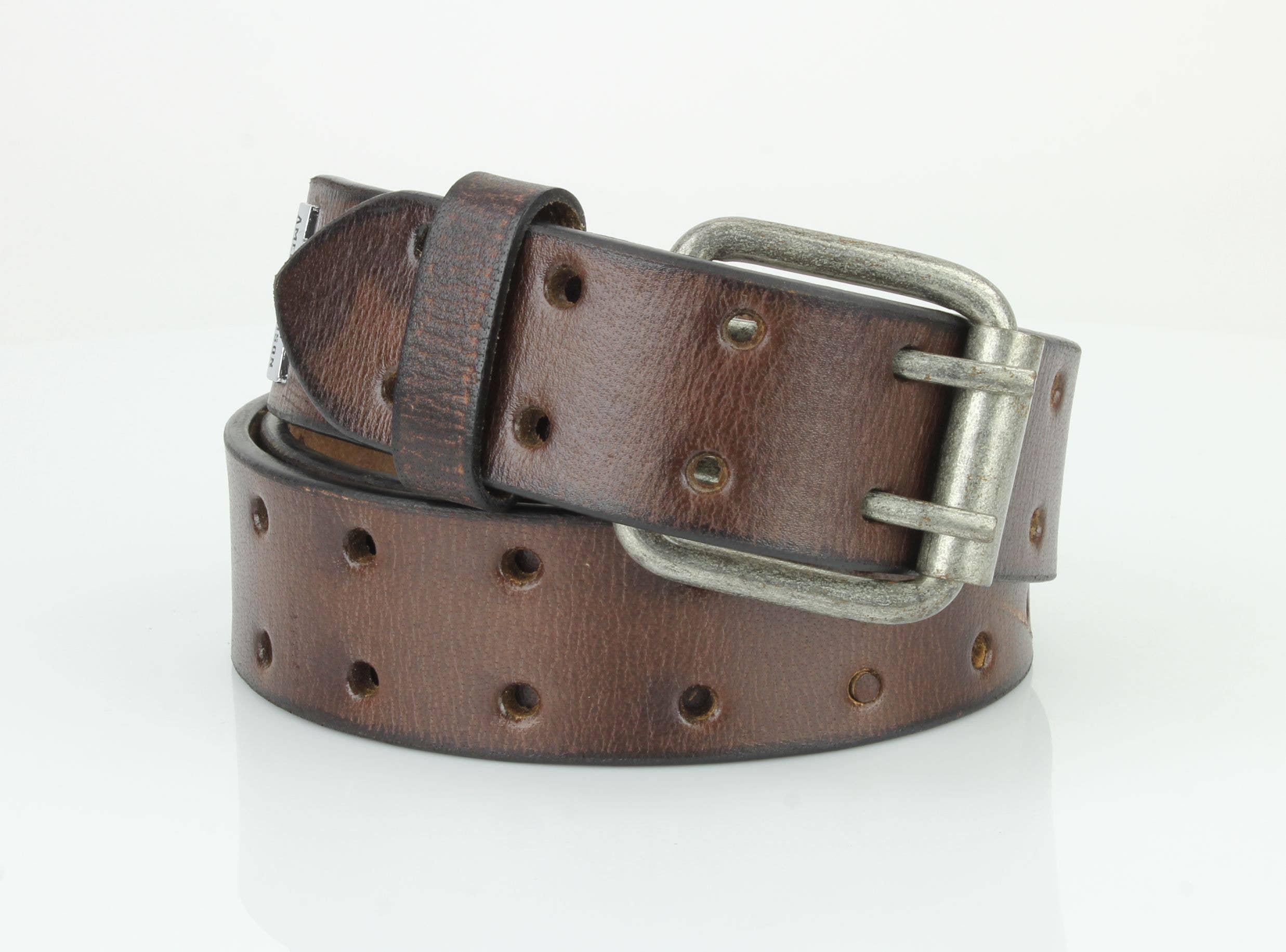 Leather Impressions Inc – wholesale Belt – Men's – Double Prong Full Grain Leather Belt ABB 008 9
