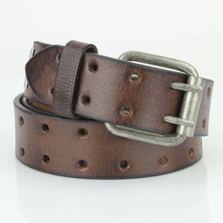 Leather Impressions Inc – wholesale Belt – Men's – Double Prong Full Grain Leather Belt ABB 008 9
