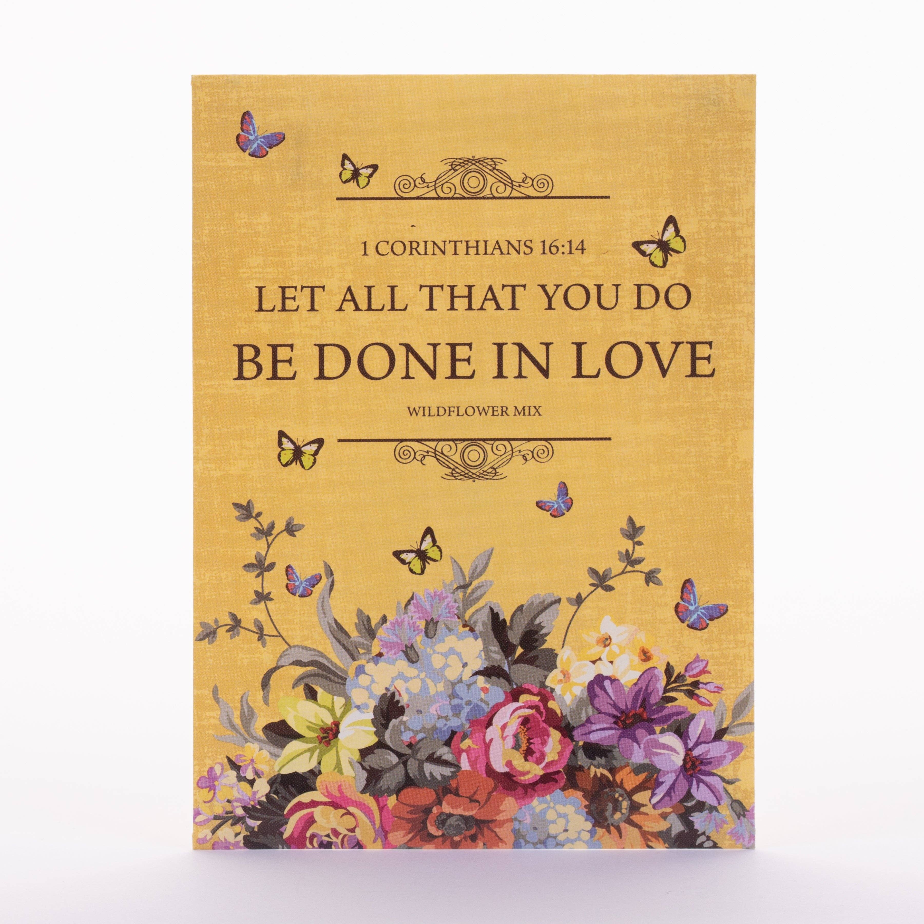 Bentley Seed Co. - Wholesale Plant Seeds - All You Do Be Done In Love - Wildflower Mix Seed Packets4
