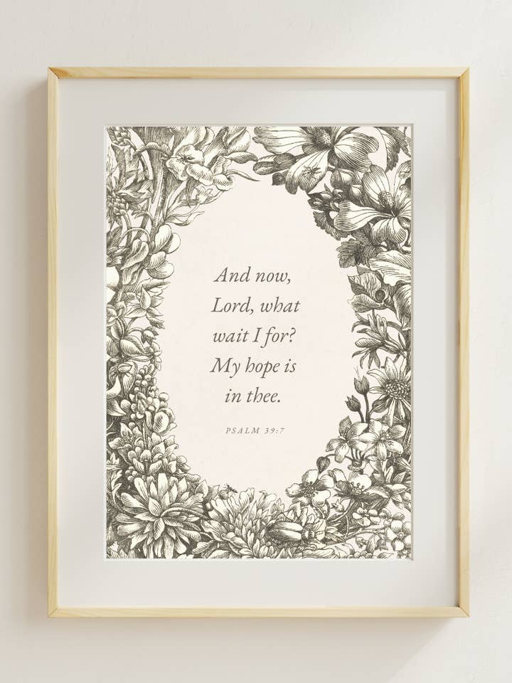 My Hope Is In Thee Art Print for wholesale by These Stones