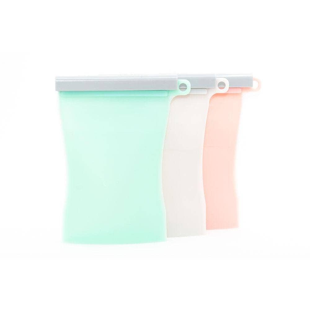 Grey The Dallas Reusable Breast Milk Storage Bags 2-pack for wholesale on Faire2