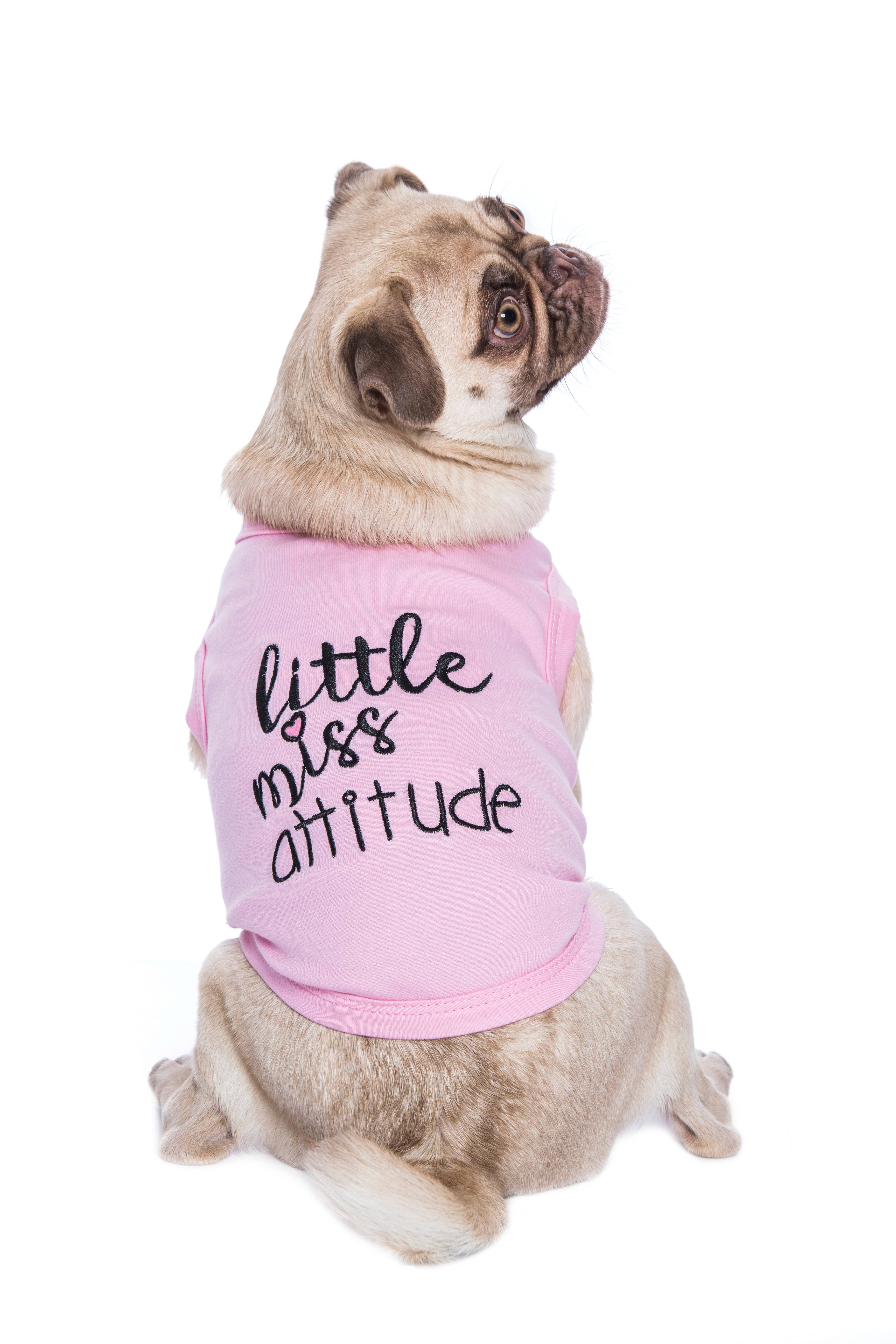 Parisian Pet® - Wholesale Pet Shirt - Dog - Little Miss Attitude Dog T-Shirt – Bold & Comfy Dog Apparel4