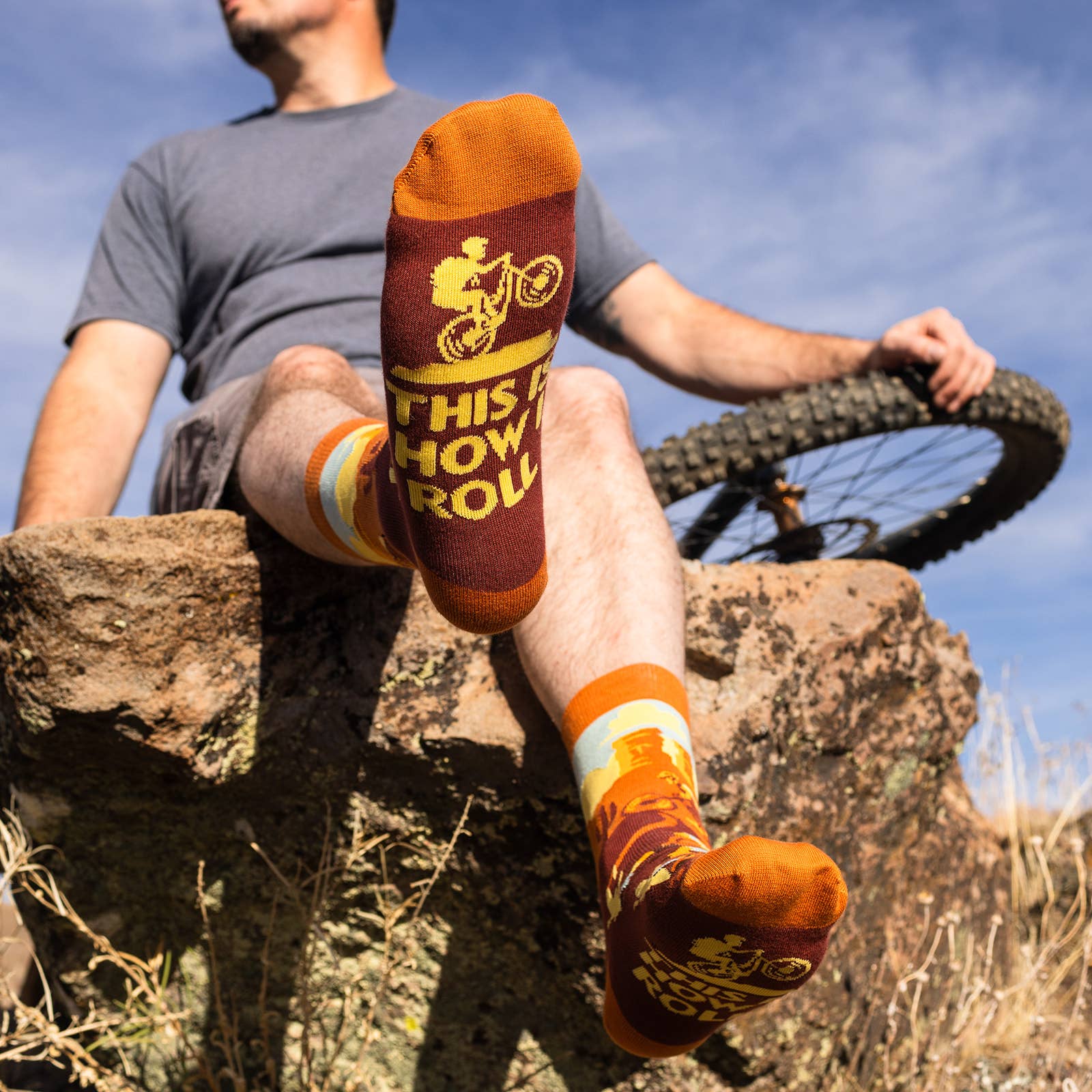 Lavley - Wholesale Socks - Unisex - This Is How I Roll Mountain Biking Socks8