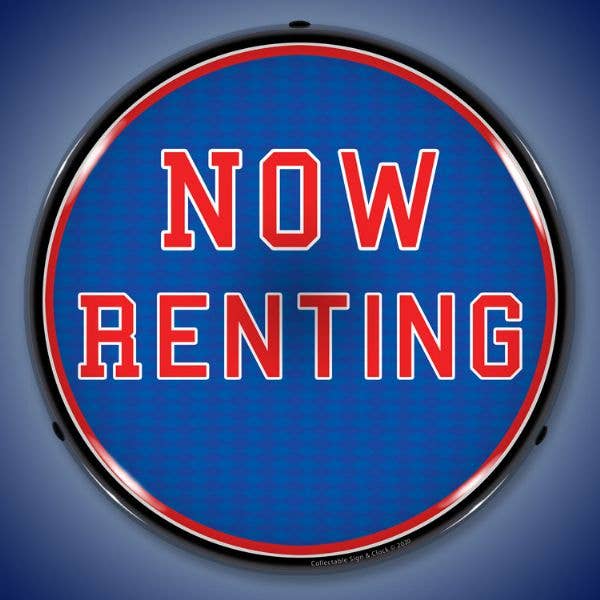 Now Renting for wholesale by Collectable Sign and Clock LLC.