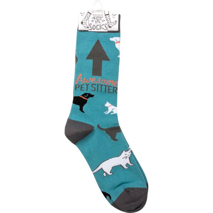 Primitives by Kathy - Wholesale Socks - Unisex - Awesome Pet Sitter Socks3