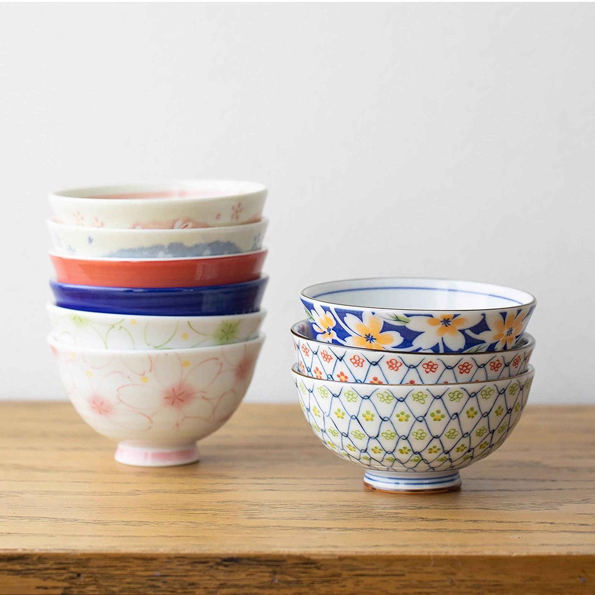 MinoCraft - Wholesale Bowl - Minoyaki ceramic bowl with floral pattern9