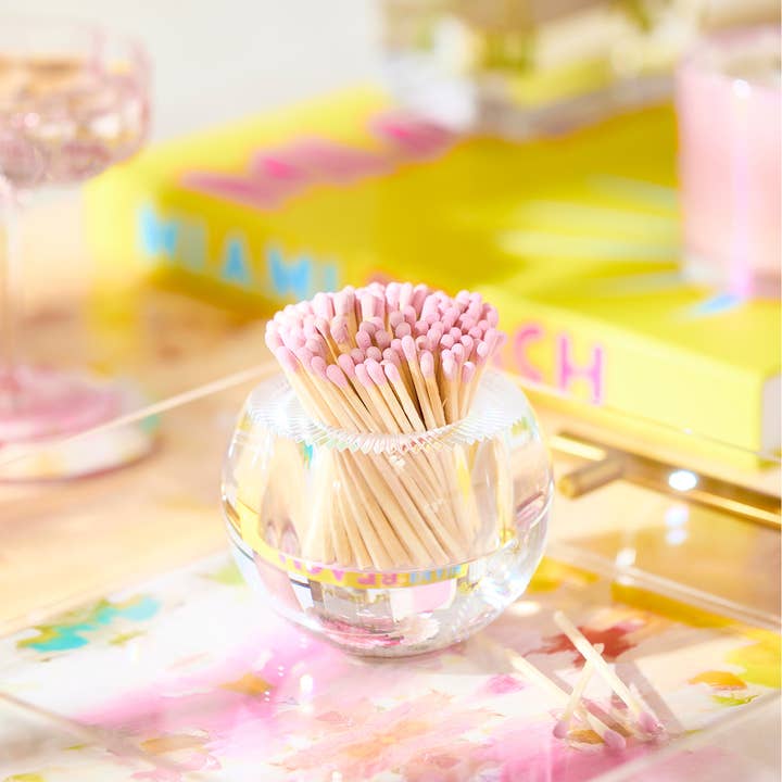 Tart By Taylor - Wholesale Match Holder - Round Match Striker - Light Pink Matches3