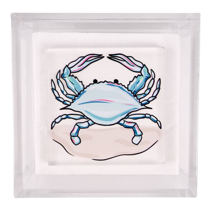 Blue Crab Napkin Weight for wholesale by Glory Haus