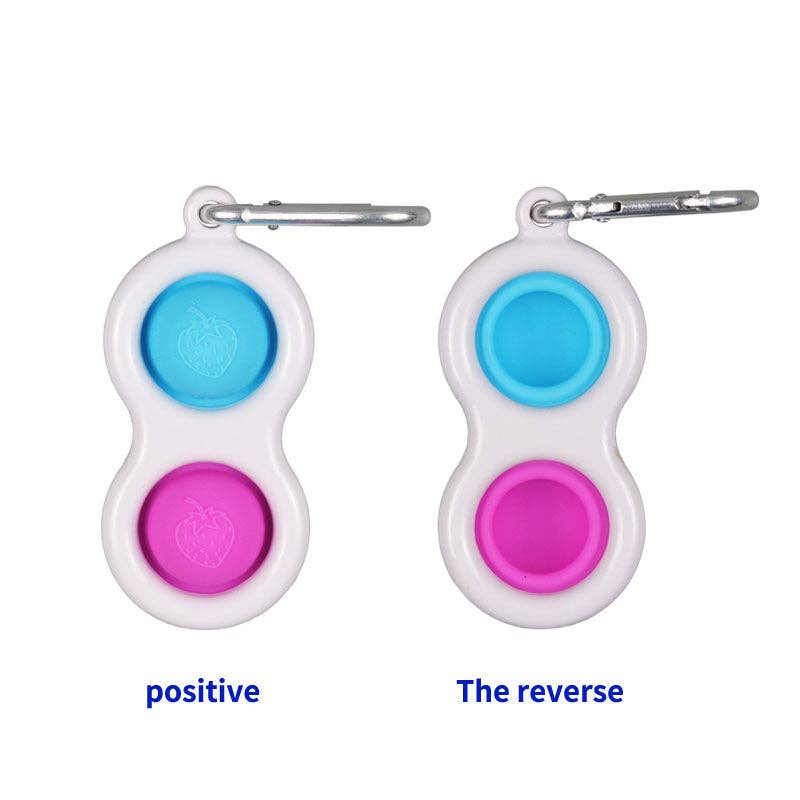 PR GROUPS LLC - Wholesale Keychain - Unisex - Bubble Popper Fidget Keychain Toy For Kids - Assorted2