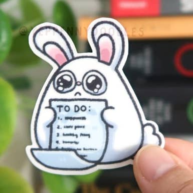 To Do Bun - Sticker for wholesale by Yeppenny Doodles LLC