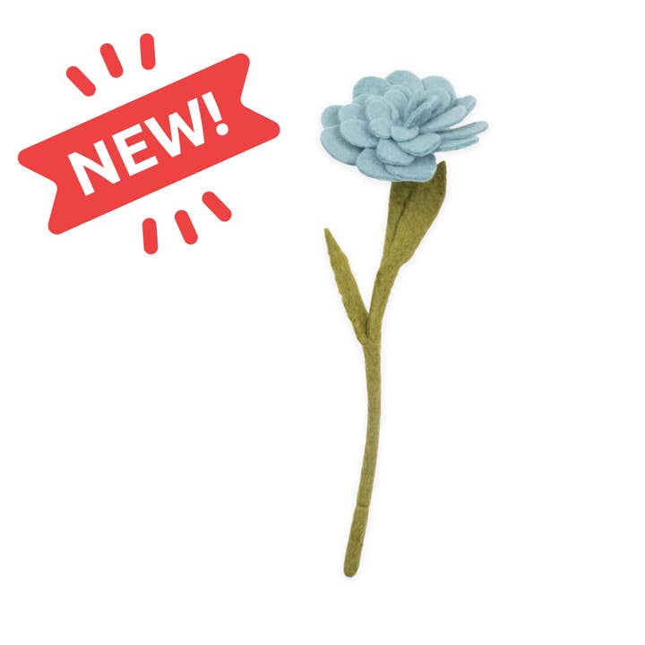 Felt Zinnia for wholesale by Global Goods Partners