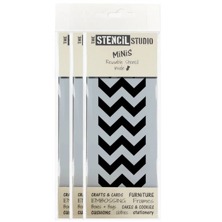 Stencil MiNiS - Chevron Stencil for wholesale by The Stencil Studio