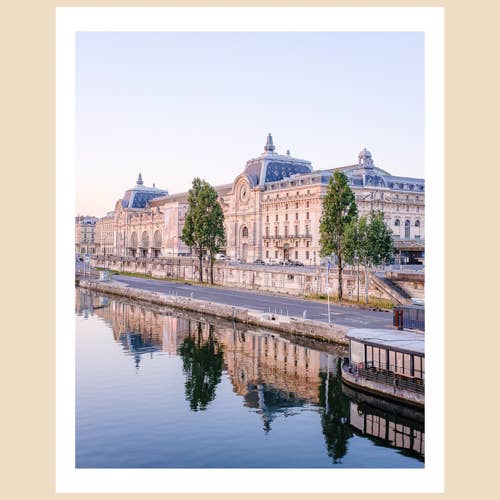 Lámina artística de París (8x10): El Museo de Orsay, París a las 5 de la mañana para venta al por mayor de Charlotte to Paris