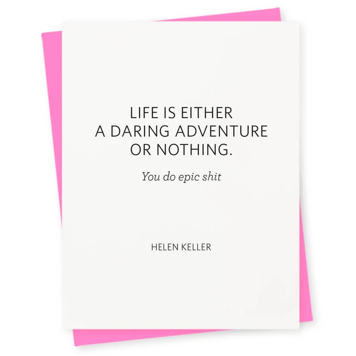 Keller Letterpress Greeting Card for wholesale by 417 Press