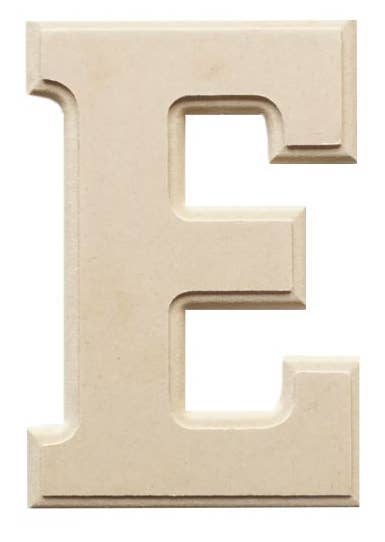 Angels Craft – wholesale Craft supplies – Wood Letters MDF 6-inch with Routed Edge, 1-ct6