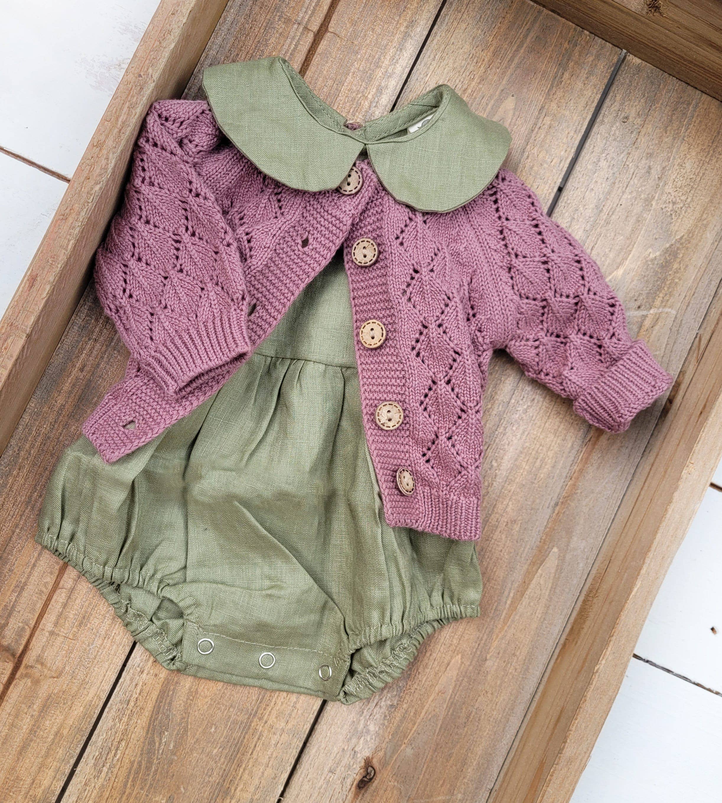 OLIVE & CRADLE – cardigan - Bebé por atacado – Cardigã Annie Diamond6