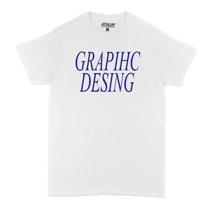 T-shirt med grafisk design för wholesale av SEPULCRO
